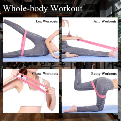 GYM RAT GEAR™ Resistance Bands Set - Ankle Bands + Booty Bands - Full Body Training Kit