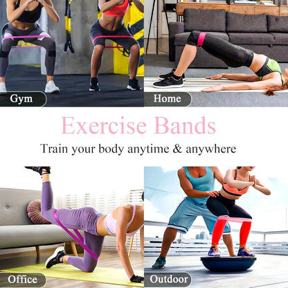 GYM RAT GEAR™ Resistance Bands Set - Ankle Bands + Booty Bands - Full Body Training Kit